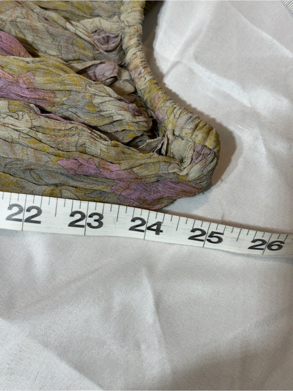 Zara ZW Collection Semi Sheer Floral Balloon Pants M - Picture 12 of 12